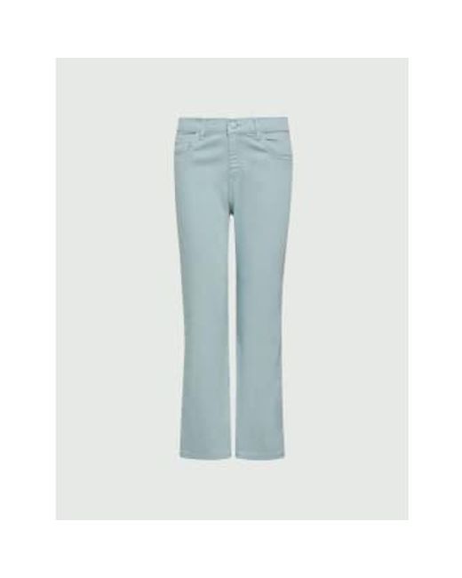Marella Soft Crop Flare Jeans in Blue | Lyst