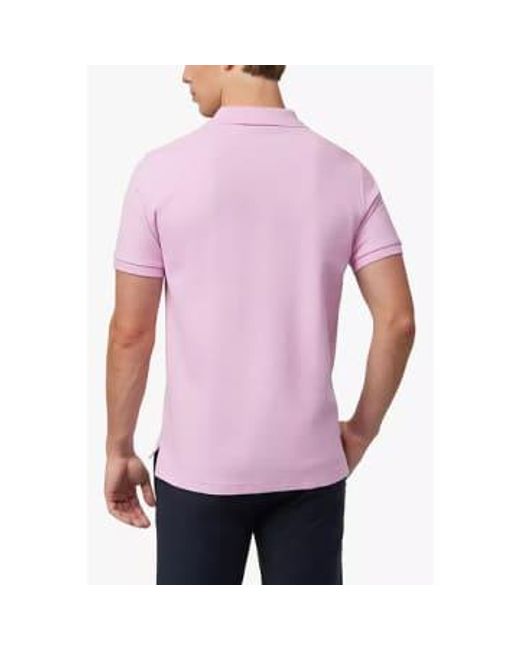 Psycho Bunny Pink Classic Pique Polo Shirt for men