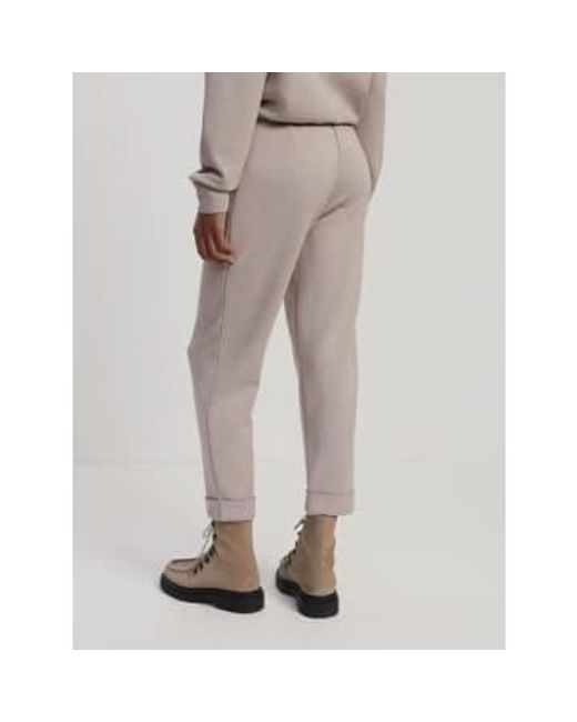 The Rolled Cuff Pant 25 Taupe Marl di Varley in Gray
