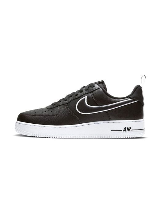 adjacent anywhere Rarity Nike Air Force 1 Shoes Black Black White Dh 2472 001 for Men | Lyst