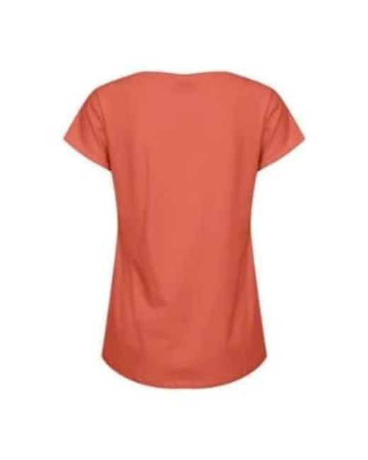 Byoung 20804205 Pamila T Shirt In Cayenne di B.Young in Orange