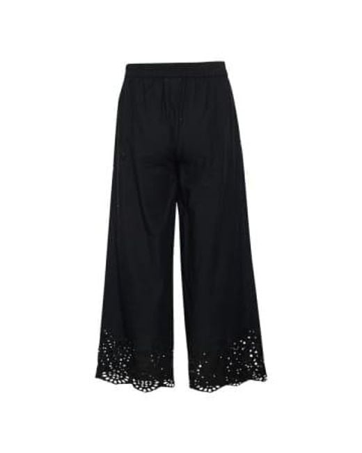 Pantalon eamajasz emb Saint Tropez en coloris Black