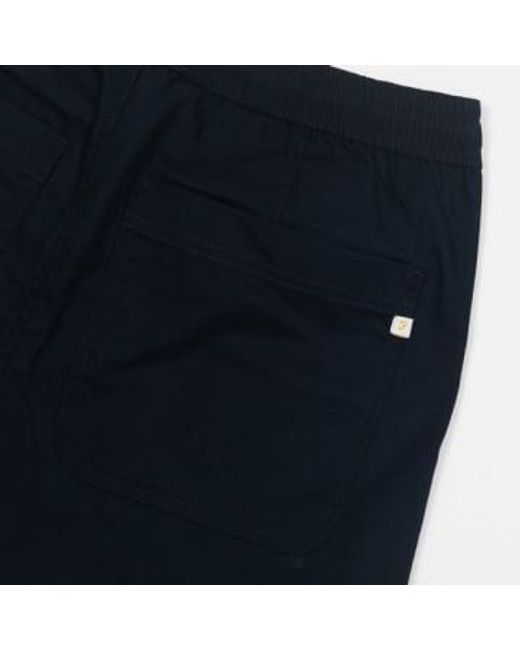 Farah Blue Rushmore Regular Fit Elasticated Trousers In True for men