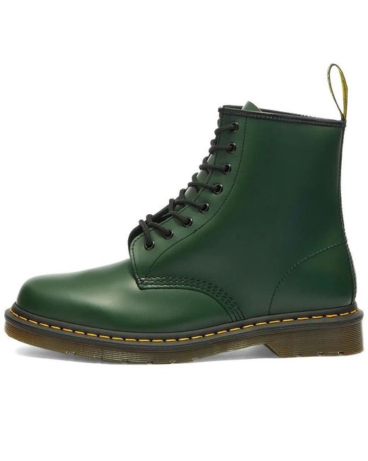 Dr. Martens Multicolor 1460 Smooth Leather Green Boots for men