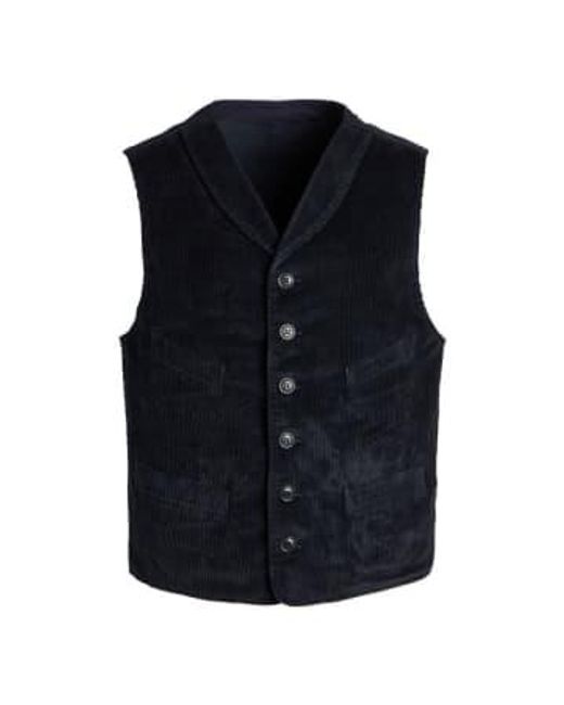 Manifattura Ceccarelli Blue Classic Vest for men
