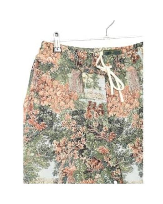 Pantalones cortos tapiz paisajismo Portuguese Flannel de hombre de color Natural