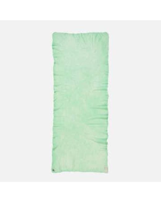 PUR SCHOEN Green Hand Felted Cashmere Soft Scarf Powder + Gift Wool