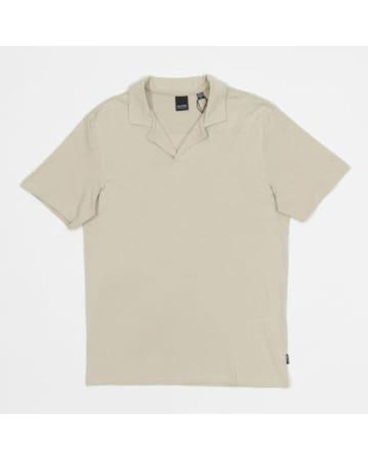 Only & Sons Natural Resort Short Sleeve Polo Shirt In for men