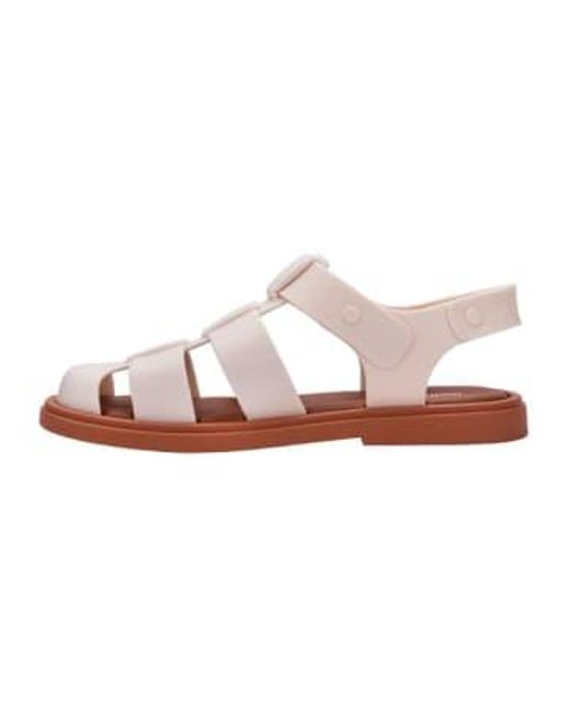 35682 emma sandal en brun / beige Melissa en coloris Pink