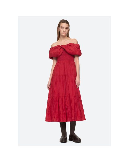 Sea Red Loren Dress