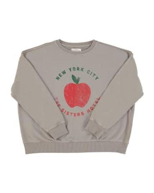 Sisters Department Sudadera apple in Grey Lyst UK