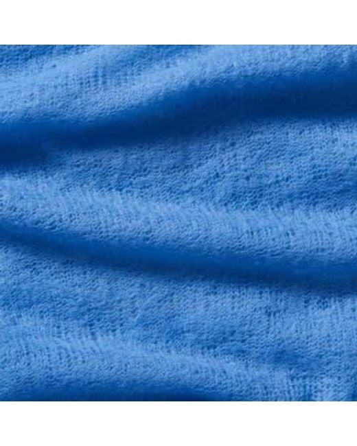 Foulard doux à 100% cachemire feutre à la main PUR SCHOEN en coloris Blue