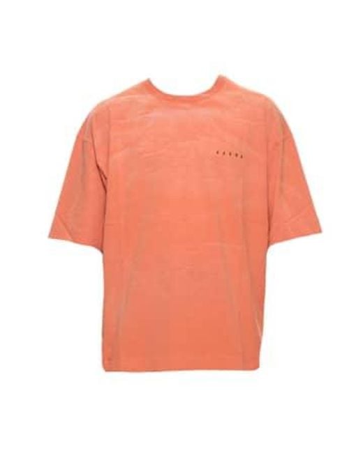 Paura T-shirt den mann sagte übergroßes t-shirt in Orange für Herren