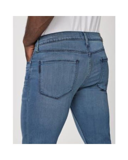 PAIGE Blue Federal Fit Garza Mid Wash Straight Leg Jeans M655799-b257 30w for men