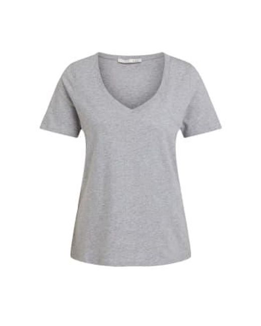Ouí Gray Carli T-shirt Organic Cotton
