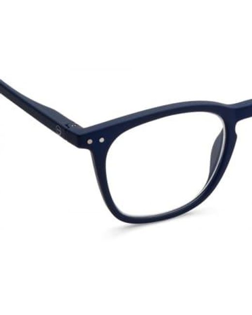 Shape E Reading Glasses di Izipizi in Blue