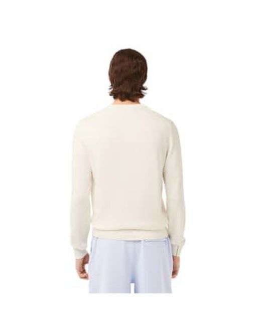 Lacoste White Classic Fit Shirt 5 for men