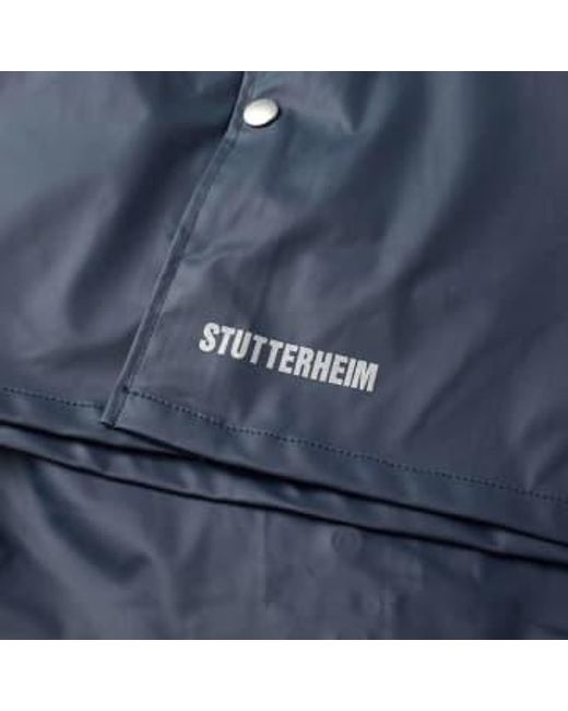 Stutterheim Stockholm lightweight raincoat in Blue für Herren