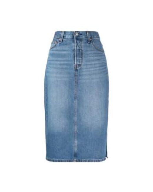 Levis Skirt For Woman A4711 0000 di Levi's in Blue