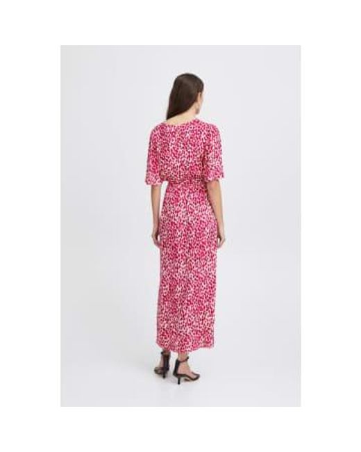 Ichi Pink Ihmarrakech Dress