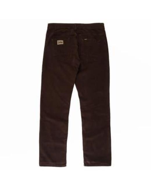 Lois Brown Sierra Needle Cord Trousers Delicioso Chocolate 30/30 for men