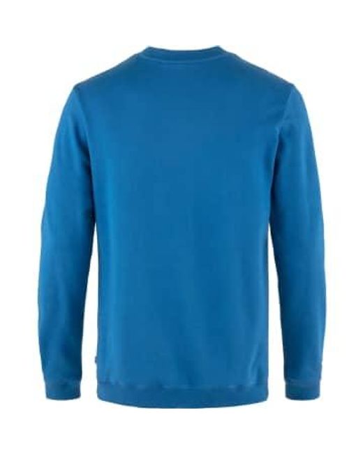 Fjallraven Blue 1960 Logo Badge Sweatshirt Alpine Medium for men