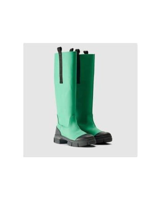 Ganni Green Women's Country Bright Boots