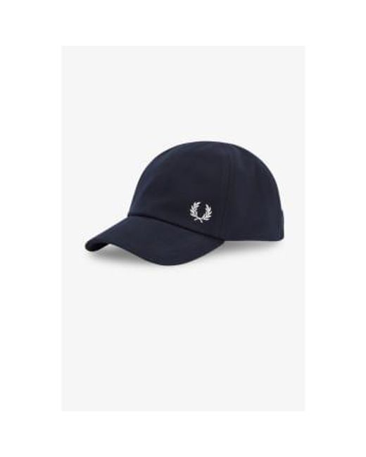 Fred Perry Blue Classic Pique Cap Navy One Size for men