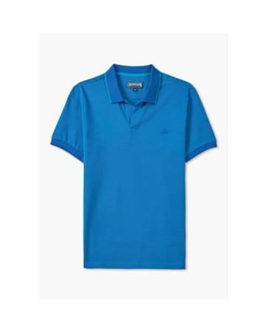 Vilebrequin Blue S Palatin Polo Shirt Short for men
