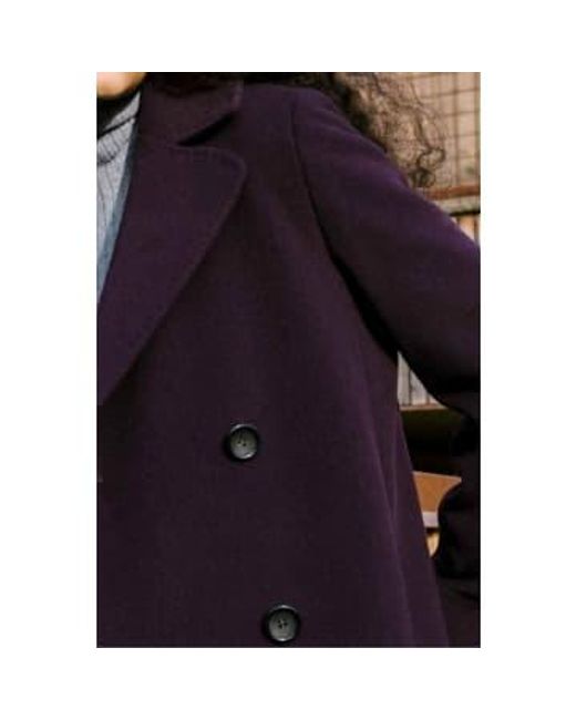 Cinzia Rocca Black Top Stitch Coat