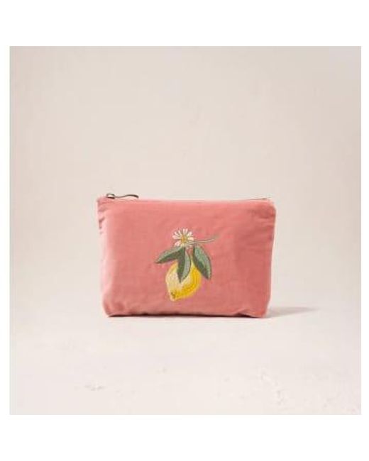 Mini pochette la fleur citron Elizabeth Scarlett en coloris Pink