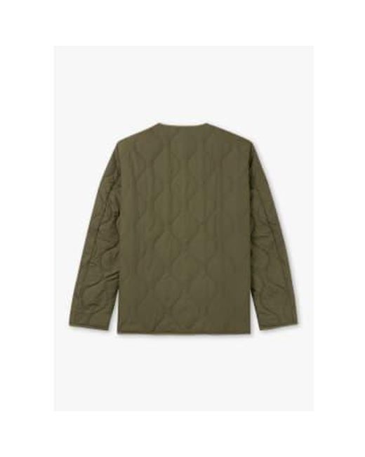Mens Utility Liddesdale Quilted Jacket In Tarmac di Barbour in Green da Uomo