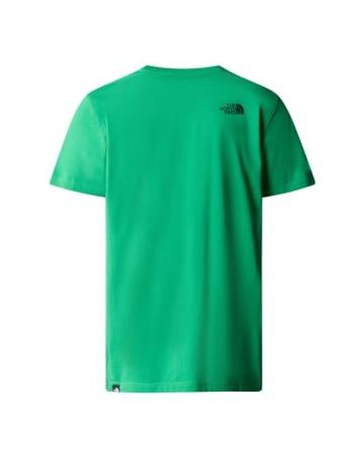The North Face Green T-shirt Simple Dome L for men