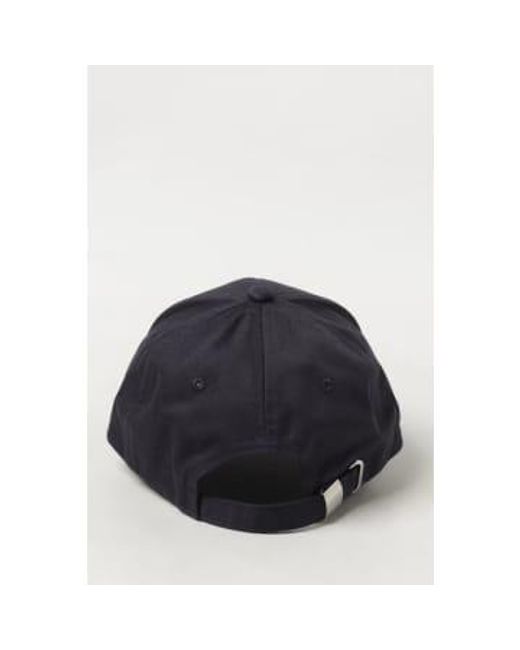 Boss Blue Cap-bold Dark Cotton Twill Cap With Printed Logo 50505834 402 One Size for men
