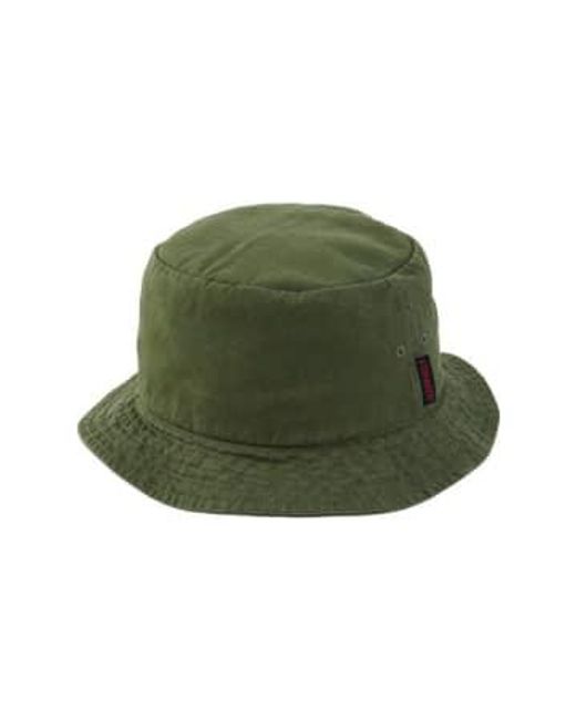 Gramicci Green Packable Bucket Hat for men
