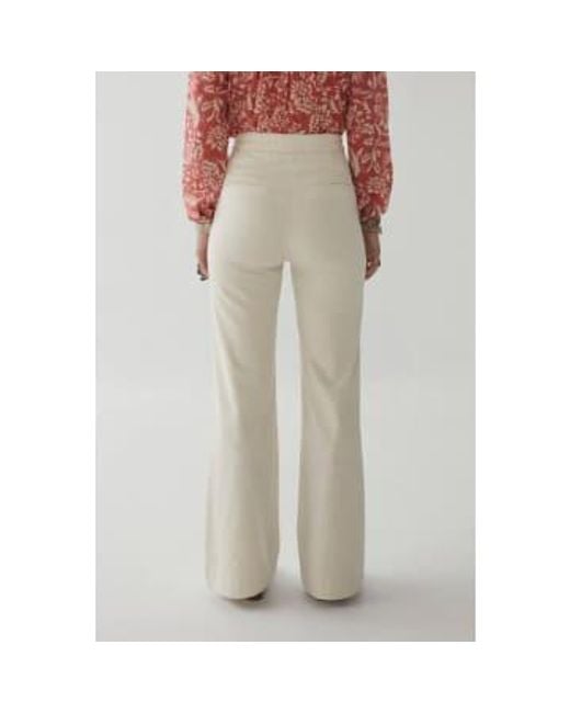 MAISON HOTEL White Ross Disco Trousers