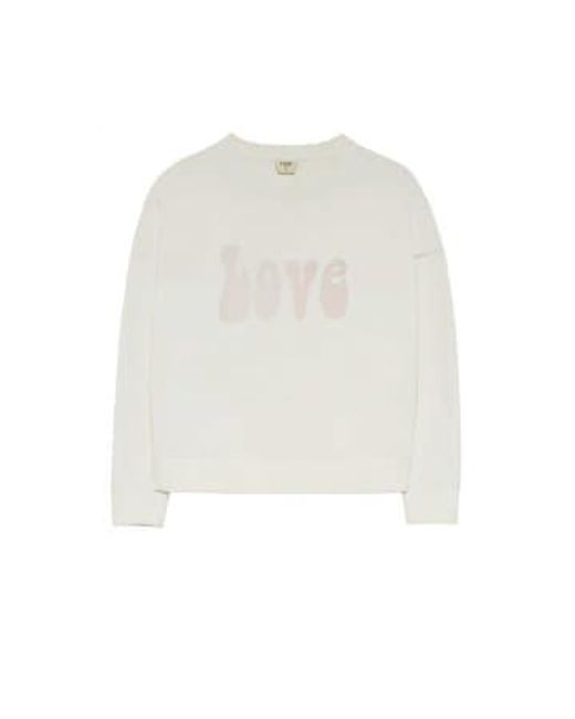 Five Jeans White Love Sweater