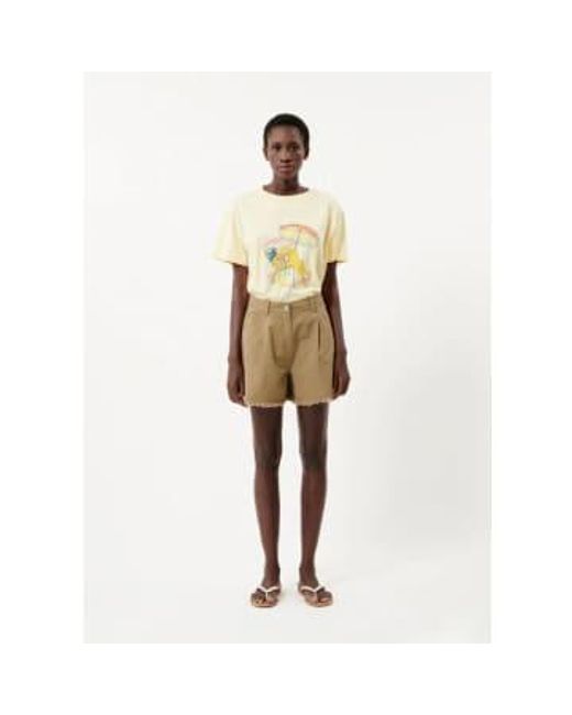 Shorts alyssia FRNCH en coloris Natural