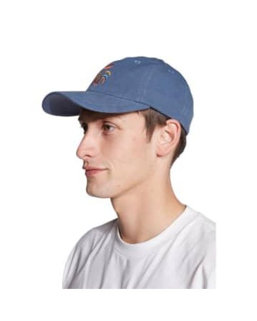 Olow Blue Casquette Six Panel Tulbend Os for men
