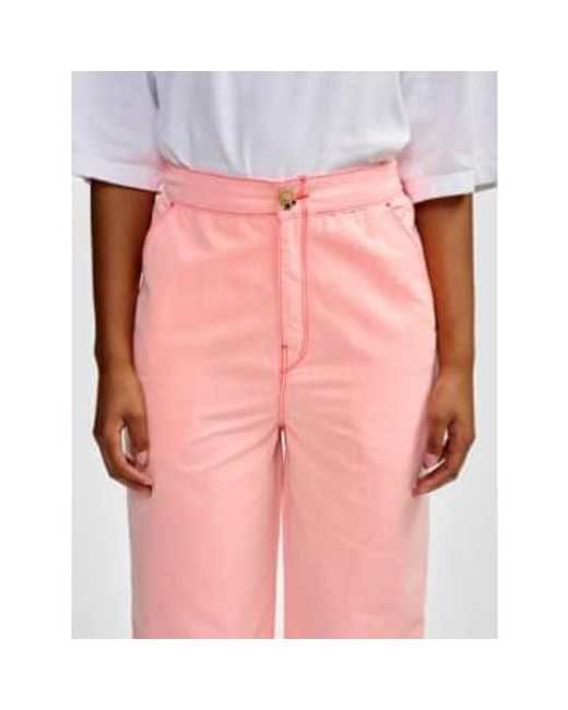 Pantalones pasopo flash Bellerose de color Pink