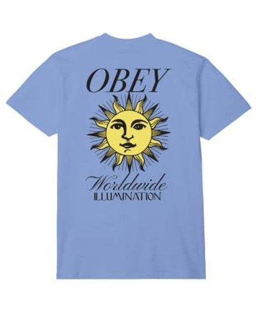 Obey Blue Sky T -shirt M for men