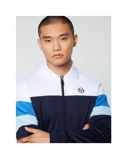 Sergio Tacchini Blue Tomme Track Top Maritime / Large for men