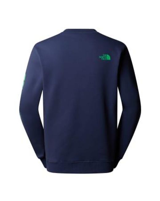 The North Face Blue Sweat Mountain Marine L for men