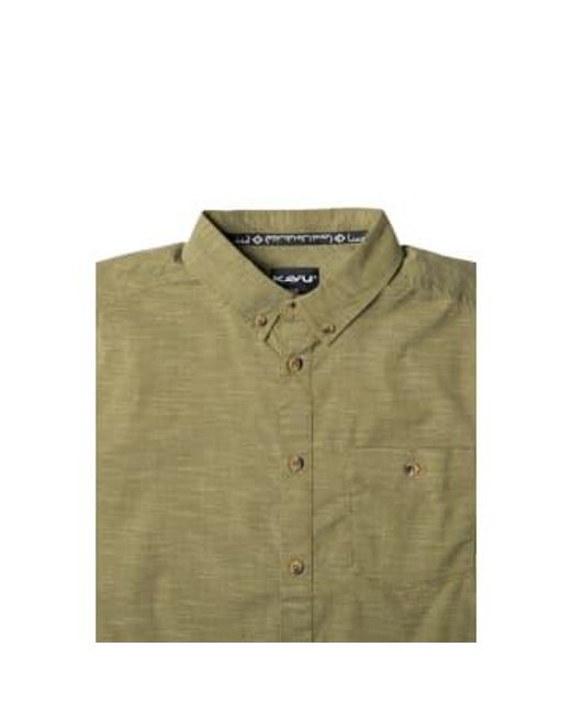 Kavu Green Welland Shirt for men