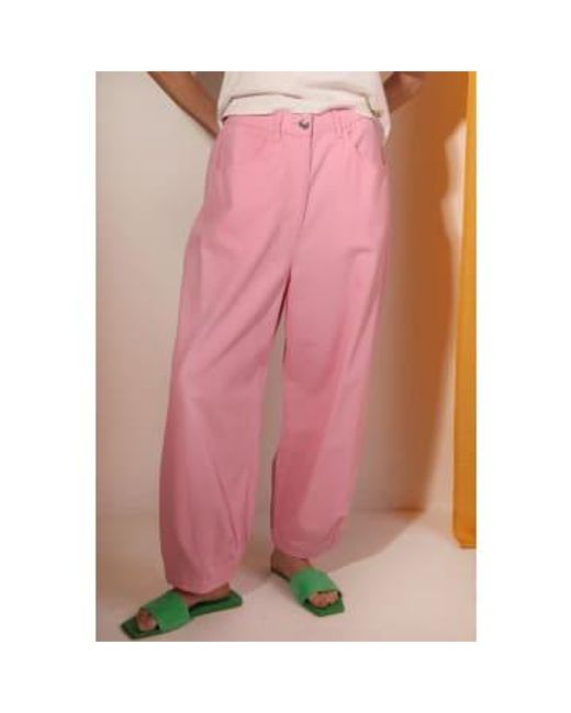 Pantalon fergus rose vif L.F.Markey en coloris Pink