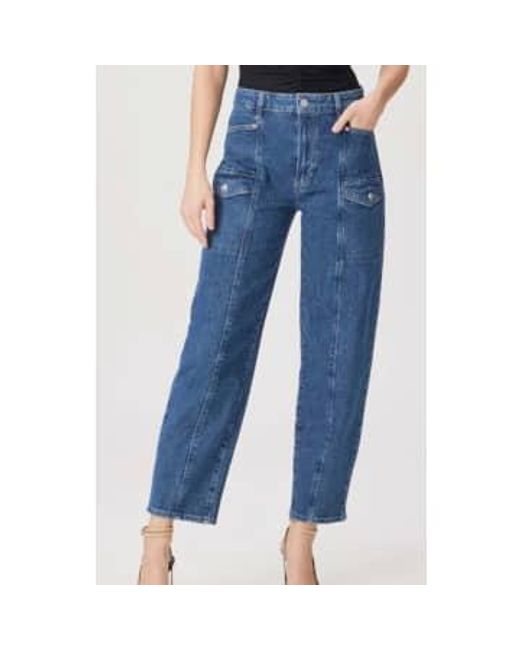 Alexis Cargo Jeans di PAIGE in Blue