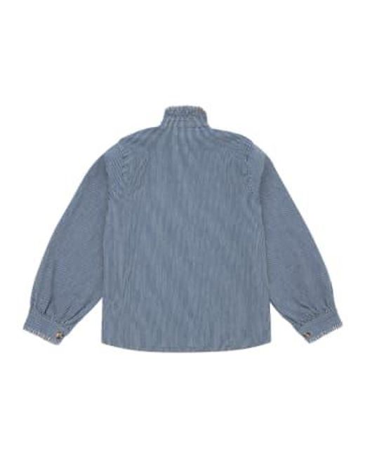 seventy + mochi Blue Denim Stripe Pablo S Jacket 8