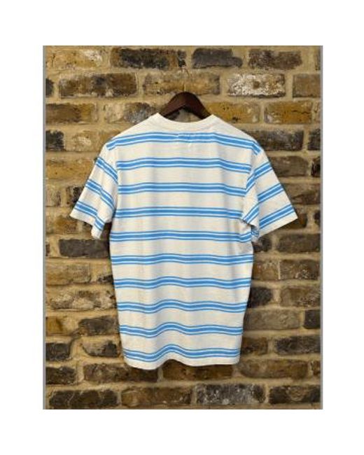 Castart White The Chairs Striped Off Tee S for men