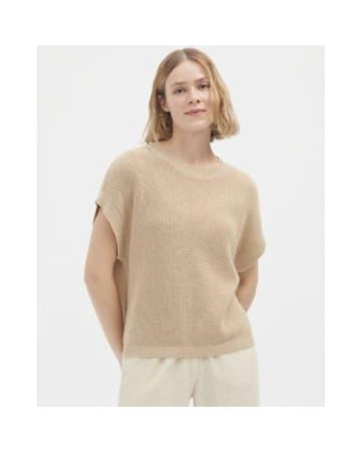 Nice Things Natural Jersey-chaleco Oversize Xs