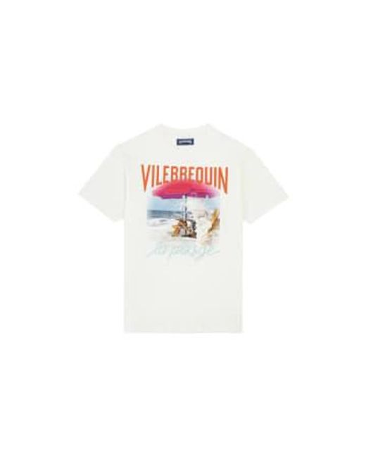 Vilebrequin Red Wave On Vbq Beach T-shirt Off for men